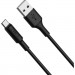 HOCO Дата кабель USB 2.0 AM to Micro 5P 1.0m 2A PVC X25 black HOCO (6957531080121)