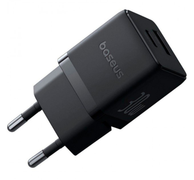 Baseus Зарядний пристрій Baseus Palm Fast Charger C+U 30W cluster black (P1011160A113-00)