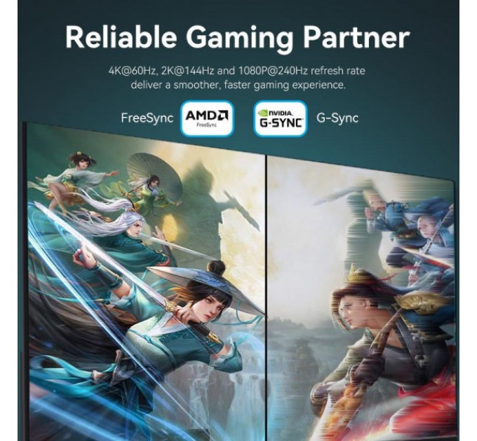 Vention Кабель Vention DisplayPort - DisplayPort (M/M), 2 м, Black (HAKBH)