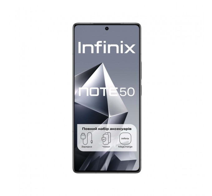Смартфон Infinix Note 50 X6858 8/256GB Shadow Black