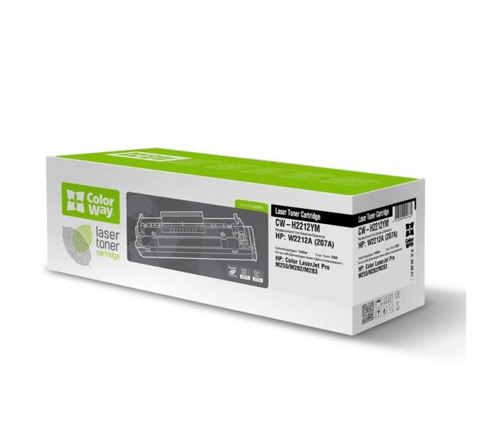 ColorWay Картридж CW (CW-H2212YM) HP CLJ Pro M255/M282/M283 Yellow (W2212A)