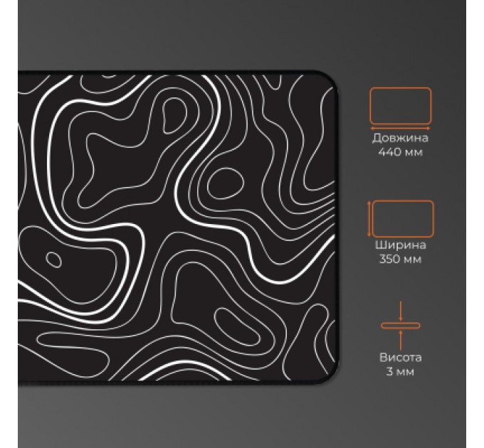 Килимок для мишки GamePro Speed/Control Black (MP145AB)