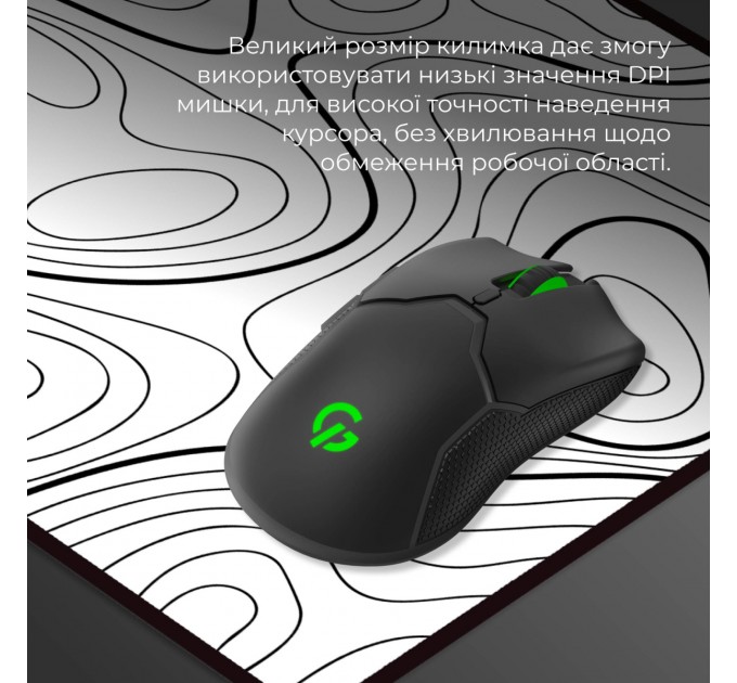 Килимок для мишки GamePro Speed/Control Black (MP275AW)