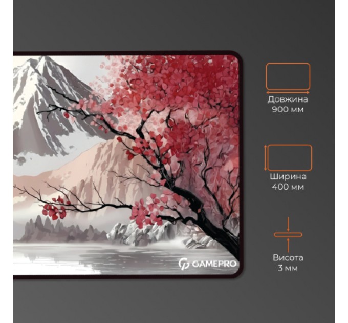 GamePro Килимок для мишки GamePro Speed/Control Gray-Pink (MP275JS)