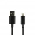 HOCO Кабель Hoco X88 Gratified USB - Lightning  (M/M), 1 м, Black (6931474783301)