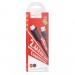 HOCO Кабель Hoco X88 Gratified USB - Lightning  (M/M), 1 м, Black (6931474783301)