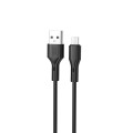 XO Кабель XO NB230-AC USB - USB Type-C (M/M), 1 м, Black (6920680833443)