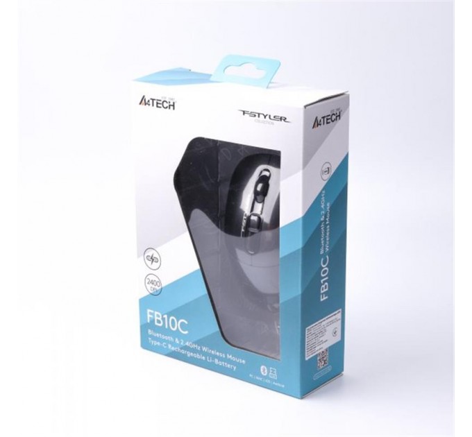 A4Tech Миша бездротова A4Tech FB10C Stone Black USB