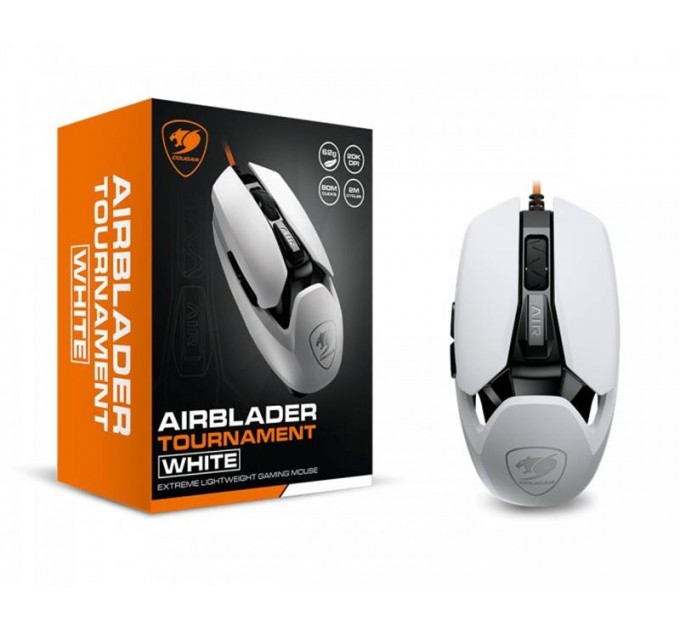 Cougar Миша Cougar AirBlader Tournament White