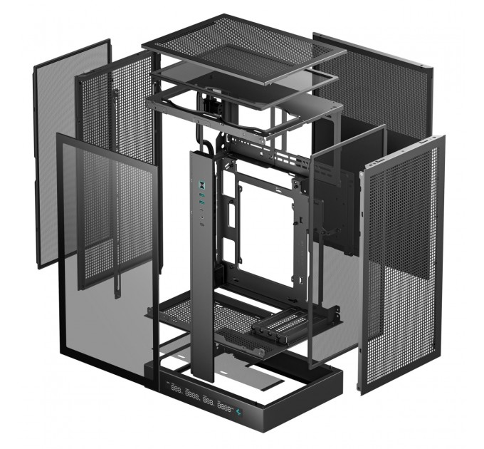 Deepcool Корпус DeepCool CH270 Digital Black (R-CH270-BKNDM0-G-1) без БЖ