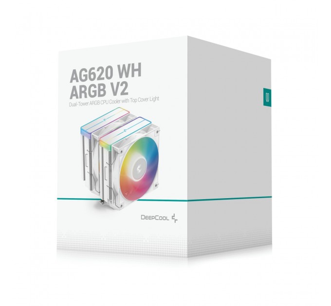 Deepcool Кулер процесорний DeepCool AG620 WH ARGB V2 (R-AG620-WHAMMN-GJD)