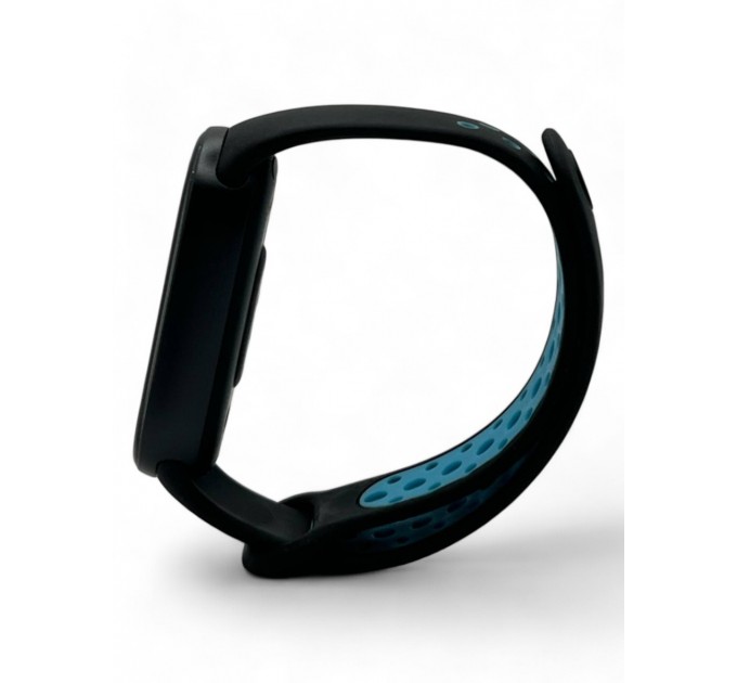 BeCover Ремінець BeCover Vents Style для Xiaomi Mi Smart Band 9 Black Blue (711982)