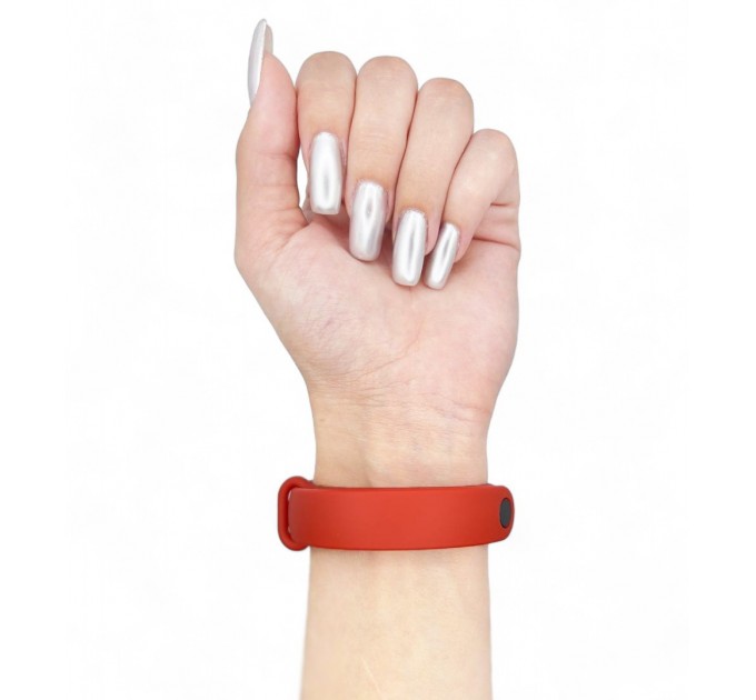 Силіконовий ремінець BeCover для Xiaomi Mi Smart Band 9 Dark Red (711943)
