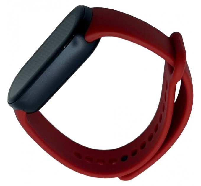 Силіконовий ремінець BeCover для Xiaomi Mi Smart Band 9 Dark Red (711943)
