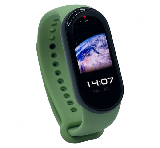 Силіконовий ремінець BeCover для Xiaomi Mi Smart Band 9 Light Green (711962)