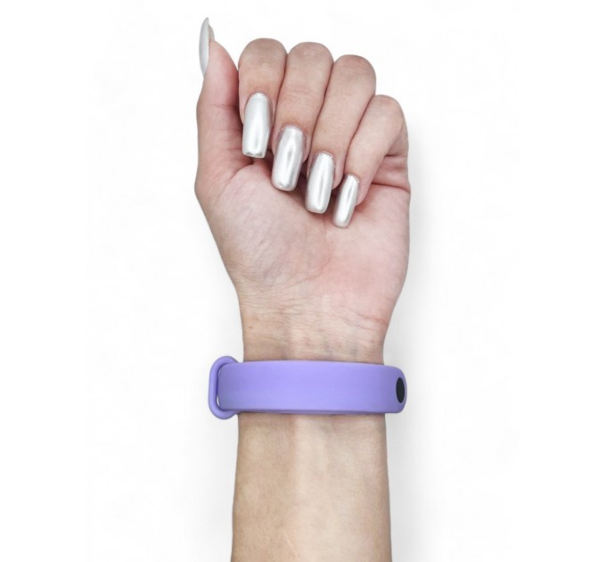 Силіконовий ремінець BeCover для Xiaomi Mi Smart Band 9 Light Purple (711963)