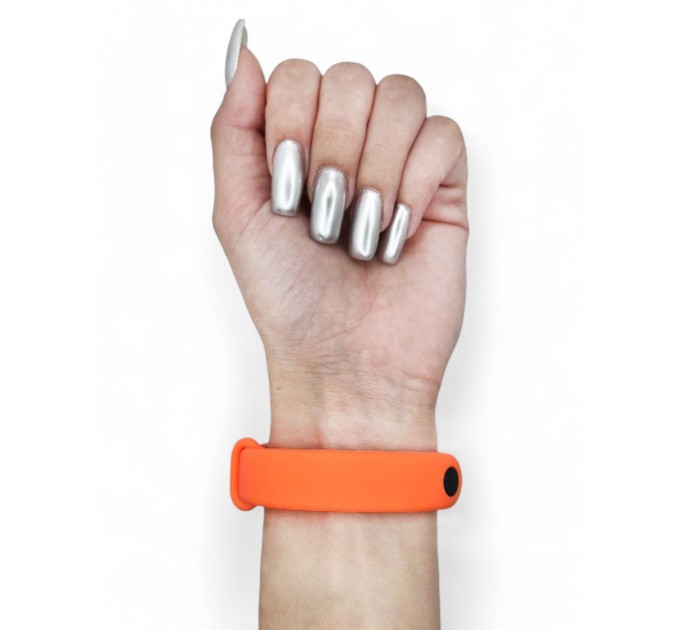 Силіконовий ремінець BeCover для Xiaomi Mi Smart Band 9 Orange (711965)