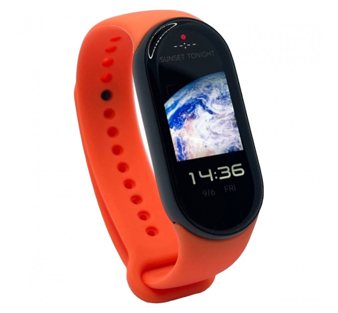 Силіконовий ремінець BeCover для Xiaomi Mi Smart Band 9 Orange (711965)