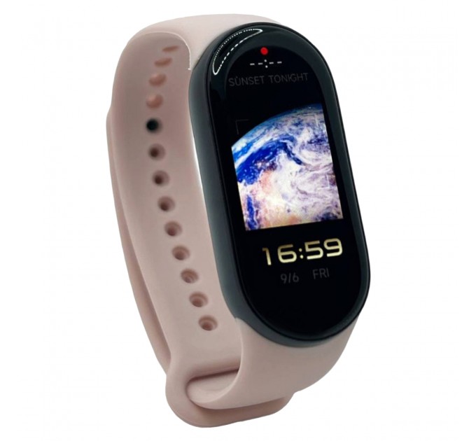 Силіконовий ремінець BeCover для Xiaomi Mi Smart Band 9 Rose Gold (711967)