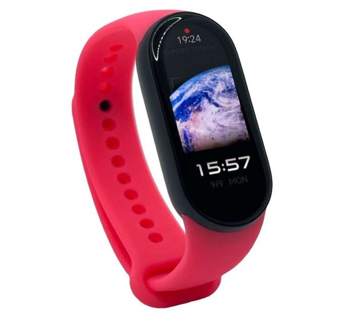 Силіконовий ремінець BeCover для Xiaomi Mi Smart Band 9 Rose Red (711968)