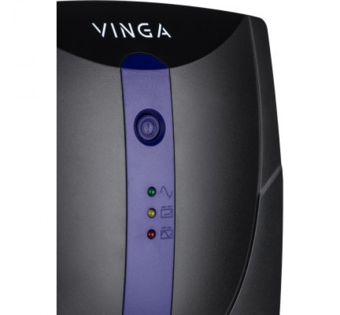 Vinga Пристрій безперебійного живлення Vinga LED 1500VA plastic case with USB (VPE-1500PU)