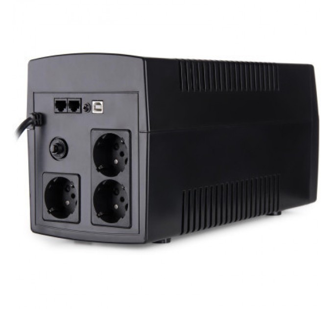 Vinga Пристрій безперебійного живлення Vinga LED 1500VA plastic case with USB (VPE-1500PU)