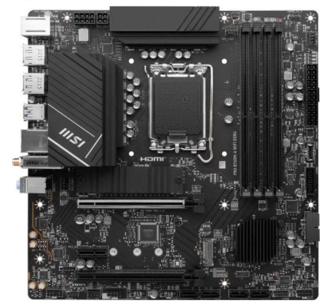 MSI Материнська плата MSI PRO B760M-A WIFI DDR4