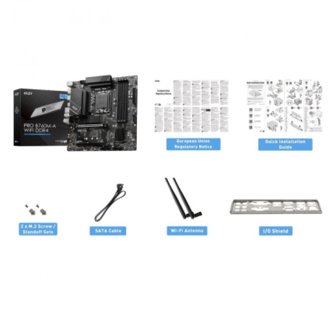 MSI Материнська плата MSI PRO B760M-A WIFI DDR4