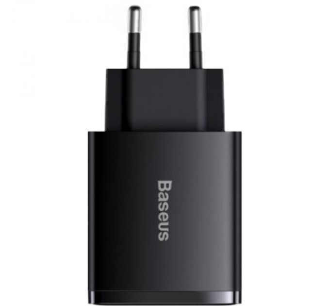 Baseus Зарядний пристрій Baseus Compact Quick Charger 2U+C (CCXJ-E01)