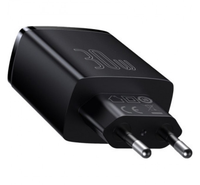 Baseus Зарядний пристрій Baseus Compact Quick Charger 2U+C (CCXJ-E01)
