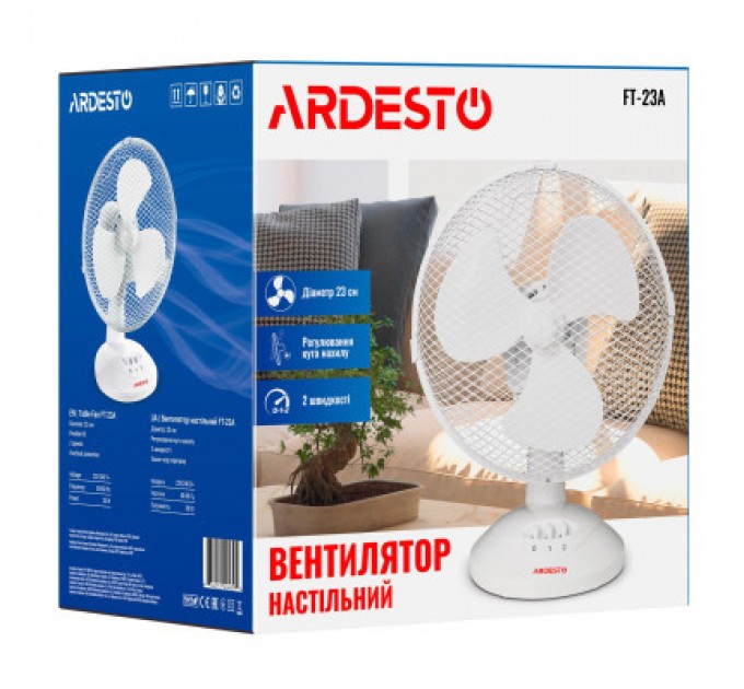 Ardesto Вентилятор Ardesto FT-23A