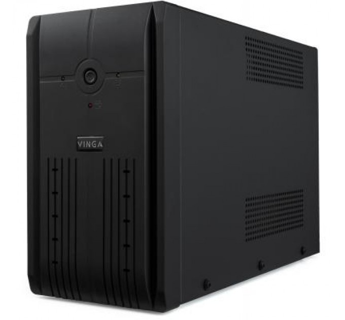 Vinga Пристрій безперебійного живлення Vinga LED 650VA metal case with USB (VPE-650PRMU)