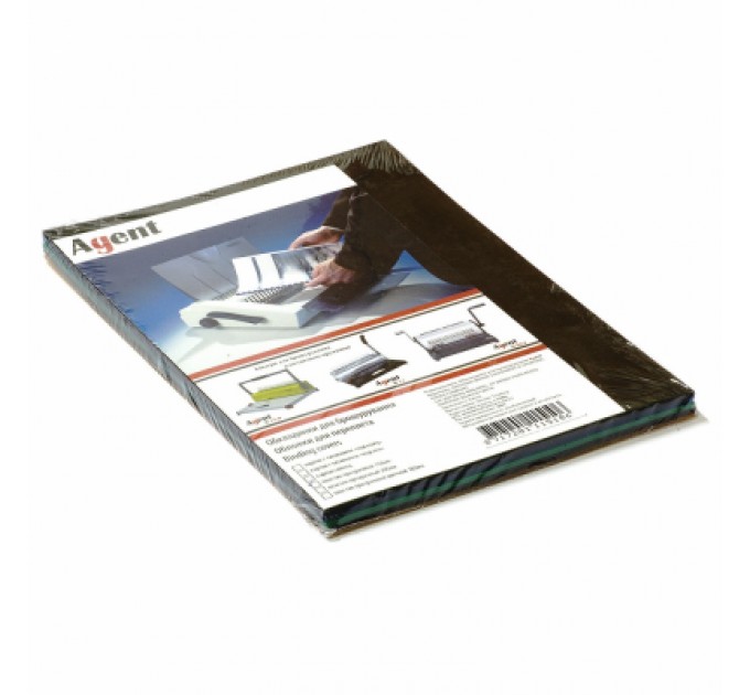 Agent Обкладинка для палітурки Agent пласт. А4 150 асорті, уп/100 (1510485)