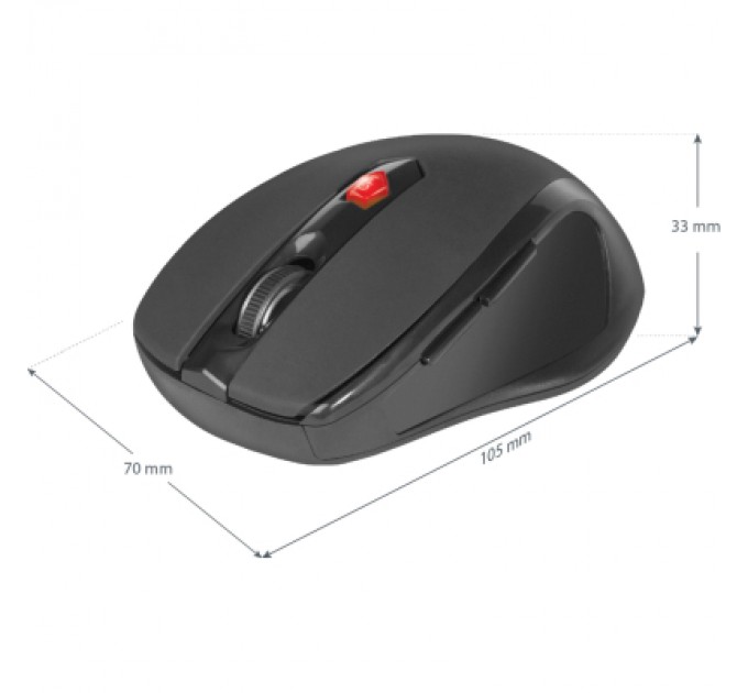 Defender Мишка Defender Ultra MM-315 Wireless Black (52315)