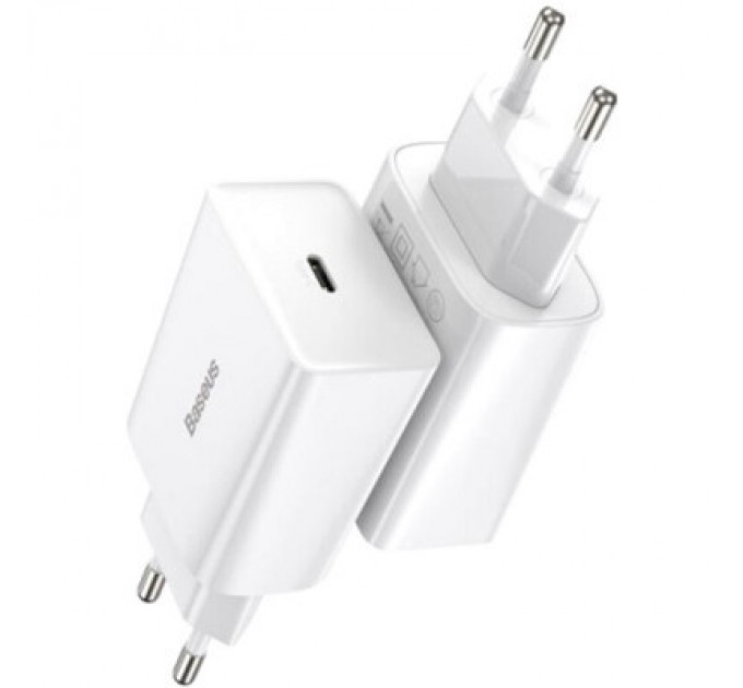 Baseus Зарядний пристрій Baseus Speed Mini Quick Charger White (CCFS-SN02)