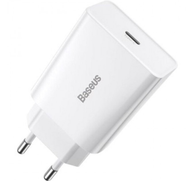 Baseus Зарядний пристрій Baseus Speed Mini Quick Charger White (CCFS-SN02)