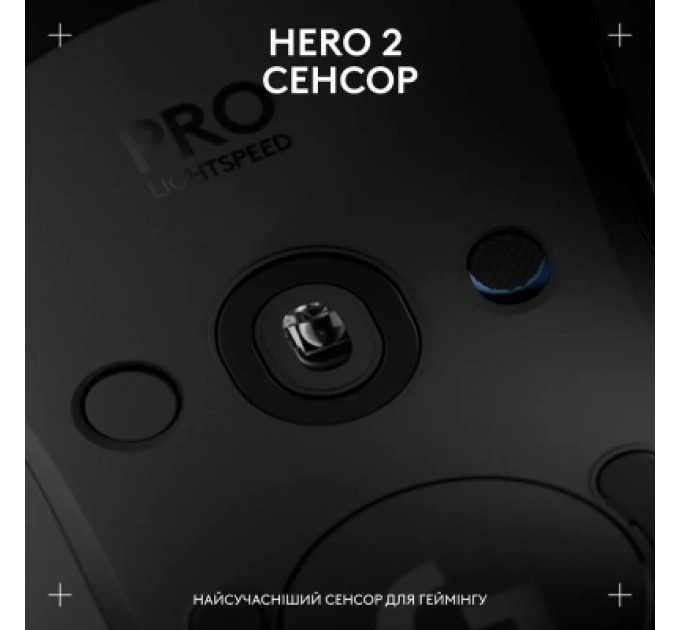 Logitech Мишка Logitech G Pro 2 Lightspeed Wireless Black (910-007295)