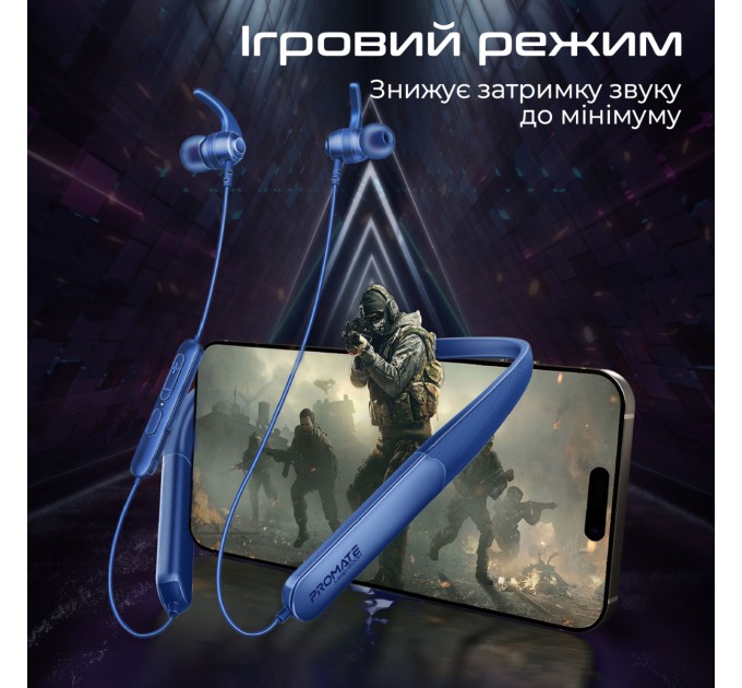 Promate Bluetooth-гарнітура Promate Leap-200H Blue