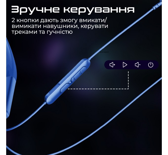 Promate Bluetooth-гарнітура Promate Leap-200H Blue