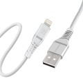 Promate Кабель Promate USB - Lightning (M/M), 2.4 A, 1.2 м, PowerLine-Ai120 White