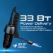 Promate Автомобільний зарядний пристрій Promate PowerDrive-33PDC 33W Black