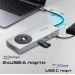 Promate USB-хаб Promate ComandHub-Pro USB Type-C Grey