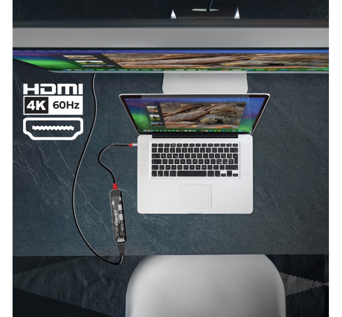 Promate USB-хаб Promate TransHub-Lite USB Type-C Grey