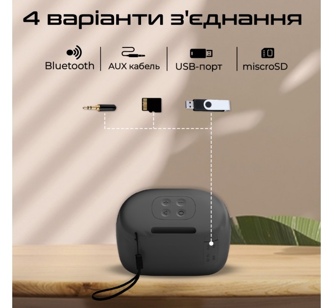 Promate Акустична система Promate Mood 5W Black