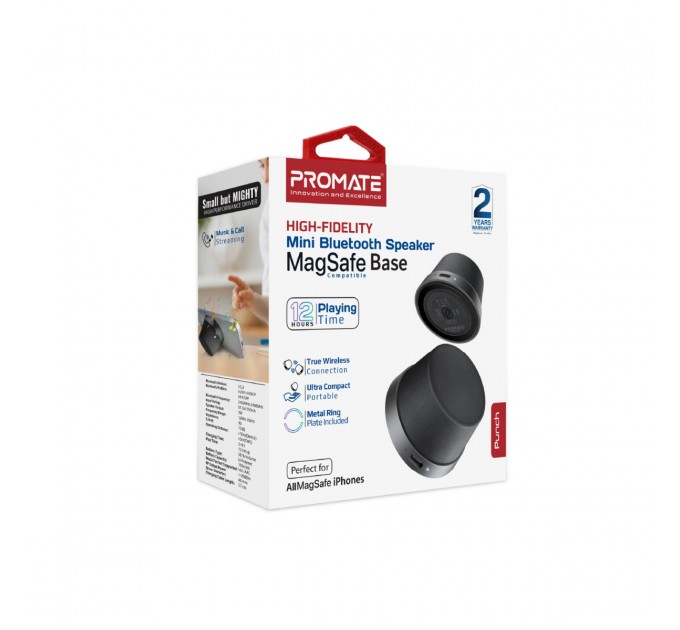 Promate Акустична система Promate Punch 3W Black