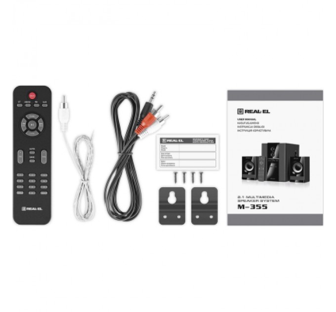 REAL-EL Акустична система REAL-EL M-355 Black (EL121300015)
