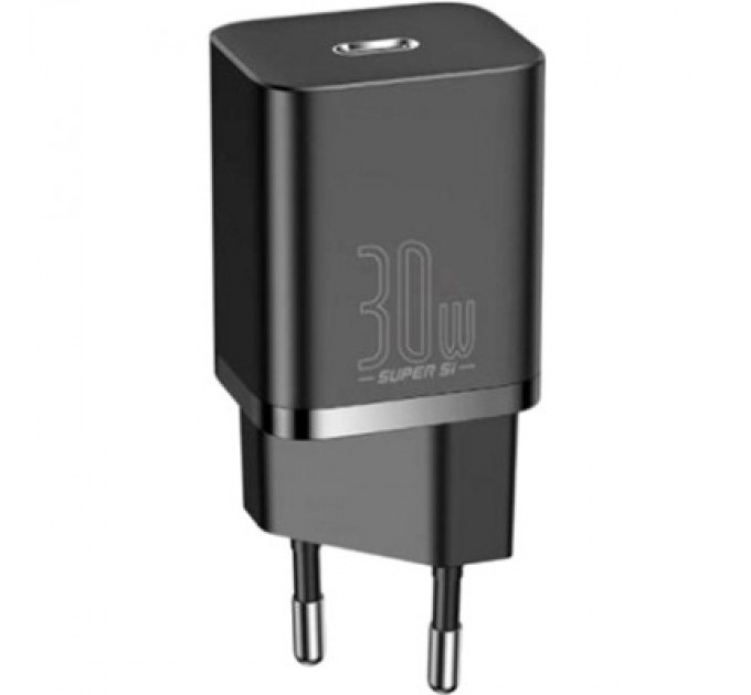 Baseus Зарядний пристрій Baseus Super Si quick charger IC 30W Black (CCSUP-J01)