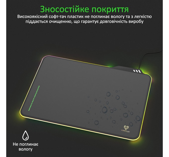 Vertux Ігрова поверхня Vertux Fluxpad Black