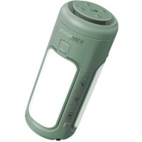 Ліхтарик кемпінговий Promate з Bluetooth колонкою та вбудованим повербанком на 6000 мАг Green (campmate-4)