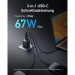 Anker Зарядний пристрій Anker GaNPrime 67W 2xUSB-C PD + 1xUSB-A Black (A2669313)